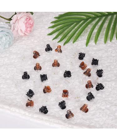 Semjikoy 36 Pcs Mini Hair Clips - Small Jaw Clips for Adults and Children - Ideal for Hairstyle Design - 3 Colours Mix - Buy Online on GoSupps.com