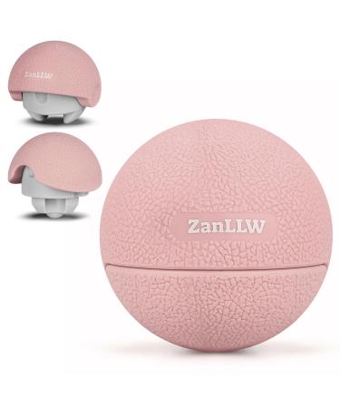 Zanllw massage lacrosse ball therapy for deep fabric trigger point myofascial relaxation muscle ball physiotherapy for plantar fasciitis back feet portable pain relief rose