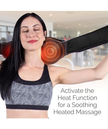 TruMedic InstaShiatsu+ IS-3000PRO Neck, Back, Shoulder Massager - Cordless & Rechargeable - 3 Massage Speeds - Shiatsu with Heat - Matte Black - Buy Online on GoSupps.com