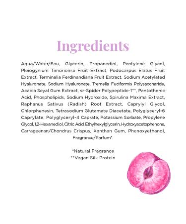 Glow Recipe Plum Plump Hyaluronic Serum - Hydrating Serum with Hyaluronic Acid, Plum Oil, Vitamin B5, Silk Protein & Vegan Collagen for Fine Lines & Wrinkles - Skin Plumping Glow Serum (30ml) - Buy Online on GoSupps.com