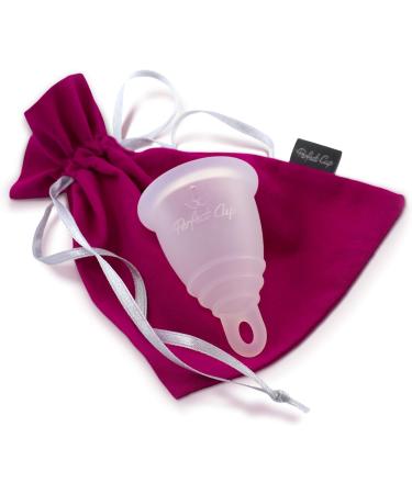 Perfect Cup Menstrual Cup - 100% Medical Silicone Vegan-Friendly Super Soft & Flexible 12 Hours Protection Reusable - Size M Transparent - Buy Online on GoSupps.com