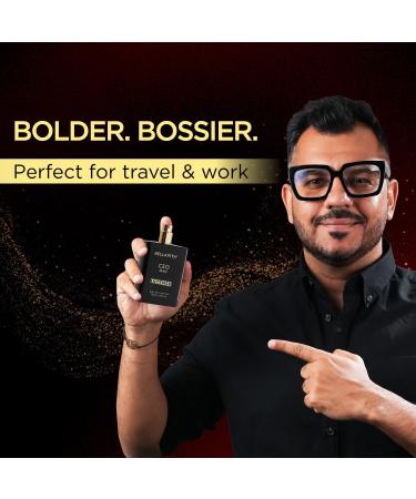 Bell'a Vita Luxury Ceo Men Intense Eau De Parfum Liquid Perfume With Bergamot Lavender & Orchid|Woody & Musky Long Lasting Edp Fragrance Scent 100 Ml. - Buy Online on GoSupps.com