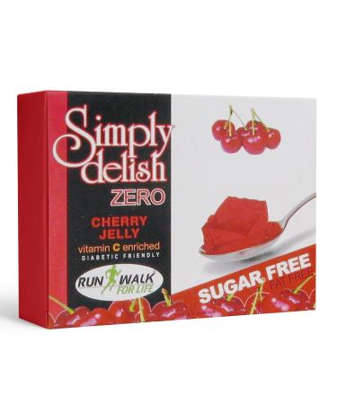 Simply Delish Sugar Free Instant Cherry Jelly 8g (Pack of 6)