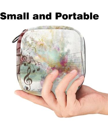 Shop Stylish Women's Binding-Up Bags - Music Note Design Zip Pocket Menstrual Storage - Multi05 - Buy Online on GoSupps.com