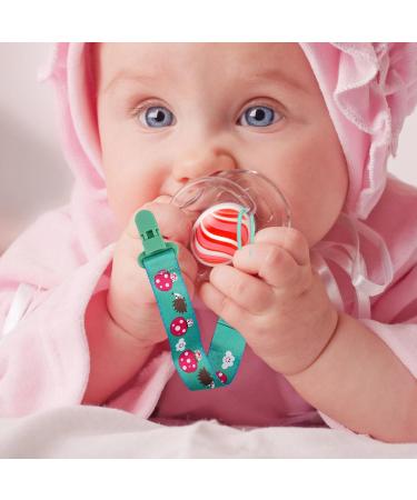 Lingjiong Baby Pacifier Clips | Soft Bite Rings for Babies Toddlers & Kids - Durable Pacifier Straps & Toy Clips - International Shipping Available - Buy Online on GoSupps.com