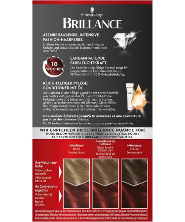  Brillance Brilliance 872 Intensive Red Hair Colour Level 3 (3 x 160 ml) Permanent Hair Colour with Diamond Shine Effect and Conditioner 10 Weeks - Buy Online on GoSupps.com