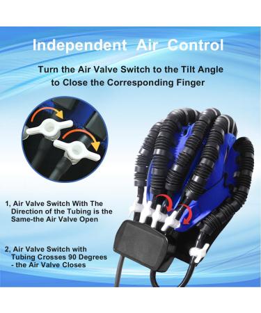 Rehabilitation Robot Gloves for Stroke Recovery | Hand Exerciser for Hemiplegia | X-Large Right Hand Trainer - Buy Online on GoSupps.com