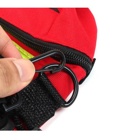Jipemtra AED Medical Bag - Empty First Responder Bag for Emergency Healthcare - Red - Buy Online on GoSupps.com