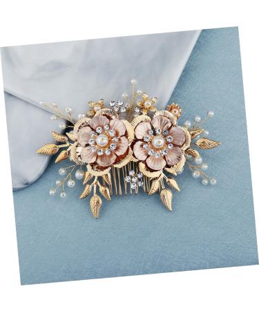 FRCOLOR Bridal Hair Comb Bridal Headpiece Bride Headpieces for Wedding Bridal Hair Accessory Hair Comb for Bride Wedding Hair Clip Wedding Hair Combs Gold Hair Clips Bride Hair Clip - Buy Online on GoSupps.com