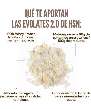 HSN Evolate 2.0 Whey Protein Isolate (No Sweeteners) | Natural Chocolate Flavor 500g 17 Takes Per Pack | Whey Protein Isolate CFM + Digestive Enzymes | Vegetarian Gluten Free - Buy Online on GoSupps.com