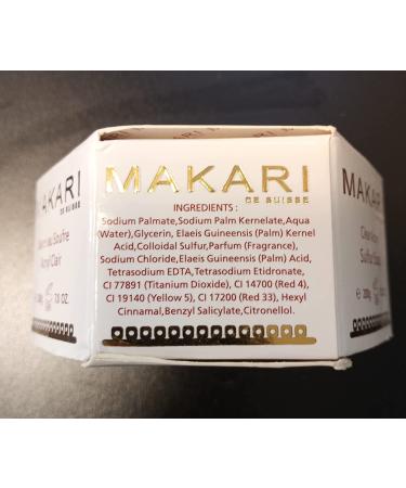 Makari Classic Acnyl Sulfur Soap 7 oz - Anti-Acne Bar Soap for Pimples, Whiteheads, Blackheads - Detoxify Pores, Control Oil - Oily & Acne-Prone Skin - Buy Online on GoSupps.com
