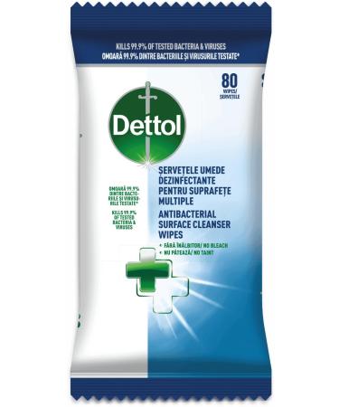 Dettol Antibacterial Surface Cleaning Wipes 126 Count (Pack of 1) - Buy Online on GoSupps.com