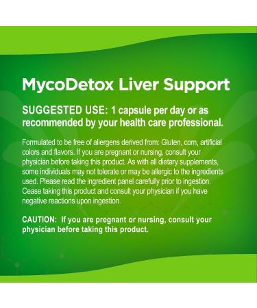 Micro Balance MycoDetox Liver Support | Enhanced Liver Detox & Bile Flow | Kidney Function Support - 120 Capsules - Buy Online on GoSupps.com