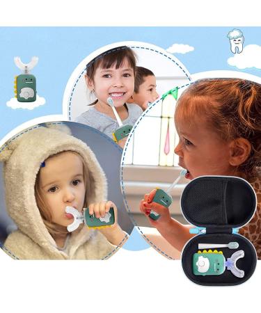 Leayjeen Travel Case for Kids Electric Toothbrush - Compatible with KAQINWX/KRX/Yodabai - U-Shaped Ultrasonic Rechargeable Toothbrush Case (Blue) - Smart Timer - Case Only - Buy Online on GoSupps.com