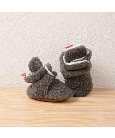 Sonsage Infant Snow Boots - Anti-Skid Sole Ankle Booties for Newborns | 6-12 Months | Winter Warm Crib Shoes (Deep Grey) - Buy Online on GoSupps.com