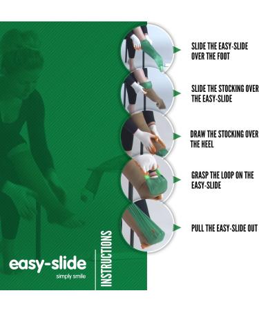 Easy Slide Open Toe Compression Sock Aid - Large Size | Stocking Donner Tool for Easy On Applicator | Compression Stockings Helper Device - Buy Online on GoSupps.com