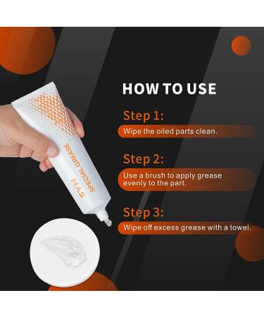 SYH Bike Grease 4.2oz - Bearing, Wheel, Chain, Fork & Pedal Lubricant | Waterproof, Anti-Rust, Noise Reduction | High/Low Temp Resistance - Buy Online on GoSupps.com