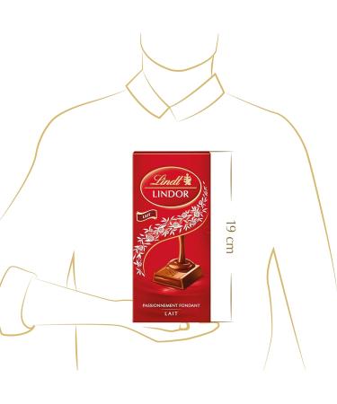 Lindt - LINDOR Tablet - Milk Chocolate - Soft Heart 150g - Buy Online on GoSupps.com