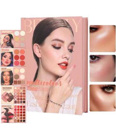  G n rique Colorful Makeup Palette - 67 Colours Book-Shaped Eyeshadow Palette Cosmetic Contour Kit For Women Adults In Love Family Friend Wife - Buy Online on GoSupps.com
