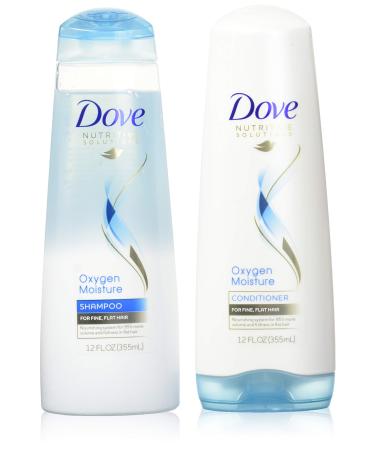 Dove Advanced Hair Series Oxygen Moisture  Shampoo and Conditioner Set  12 Ounce Each