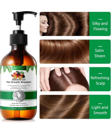 Batana Shampooing base de plantes romarin huile d'argan et oignon biotine 300 ml 300 ml (Lot de 1) - Buy Online on GoSupps.com