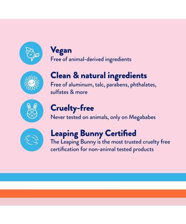 Megababe Daily Deodorant - Aluminum-Free & All Natural Smoothie Deo with Fruit Enzymes | 2.6 oz - Buy Online on GoSupps.com