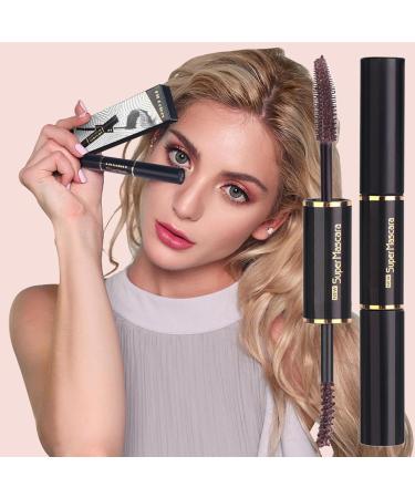 Lengthening Mascara Waterproof Double Sided Eyelash Mascara for Women Eyelash Makeup Tool Long Lasting for Party Vacation Travel School Business - Buy Online on GoSupps.com