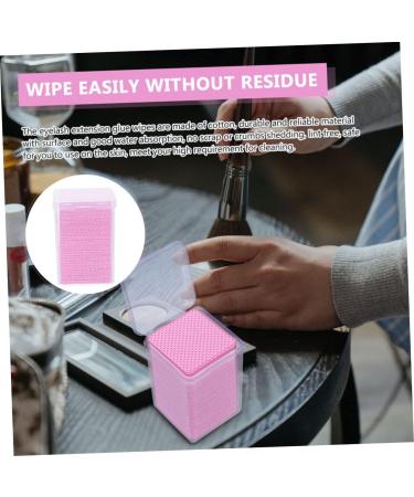 NOLITOY 200pcs Eyelash Cleaning Pads - Professional Makeup Remover Cotton Pads for Nail Gel & Glue - Squeegee Major White - Buy Online on GoSupps.com