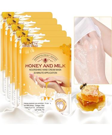 Hand Mask, 5 Pairs Hand Moisturizing Gloves Repairing Hand Mask for Extra Dry Skin Spa Masks, Exfoliating Hand Peeling Mask , Repair Rough Skin for Men & Women (C) - Buy Online on GoSupps.com