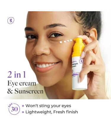 SKINRAYS Hypoallergenic Eyescreen SPF30 - Mineral Sunscreen for Sensitive Skin Clean Beauty Broad Spectrum Zinc Oxide Made in USA - 1.12 Fl Oz - Buy Online on GoSupps.com