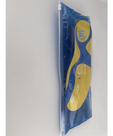 Orthopedic Insoles for Heel Spur & Plantar Fasciitis - Flat Feet Support Inserts for Men & Women - Size L (45-47) - Yellow - Buy Online on GoSupps.com