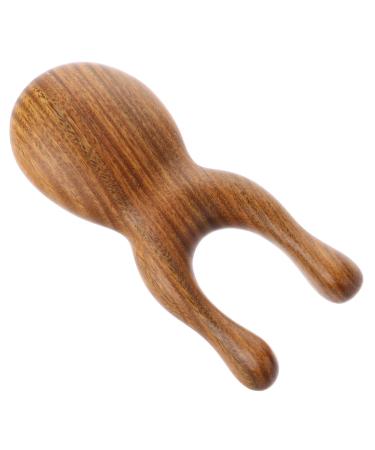 Healvian Kamm made of green sandalwood portable hair massage agent for the household head massage device Face massage device for the household.