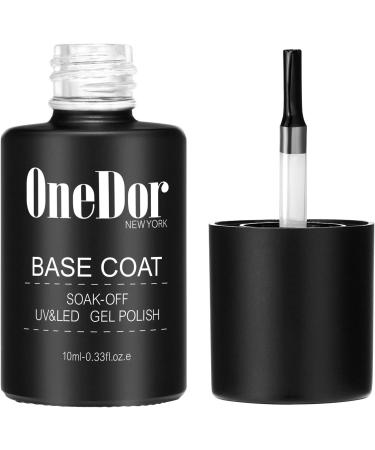 OneDor Gel Top Coat & Base Coat Set | UV/LED Soak Off Polish Kit - No Wipe Formula - Buy Online on GoSupps.com