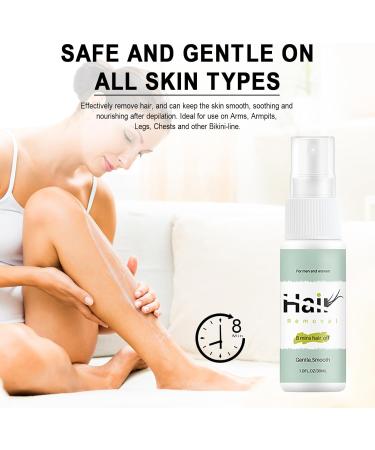  BROEYOUE 30ml hair removal spray 8-minute hair removal gently inhibits hair growth for underarms arms legs and the bikini area non-irritating hair removal products for men - Buy Online on GoSupps.com