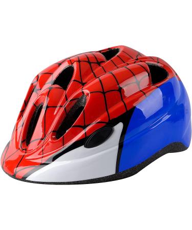 ATPHFETY Kids Toddler Bike Helmet | Adjustable Boys Girl Helmets | Ages 1-8 | Multi-Sport for Bicycle Skate Scooter | LED Light | S 50-54cm | Spider Design - Buy Online on GoSupps.com