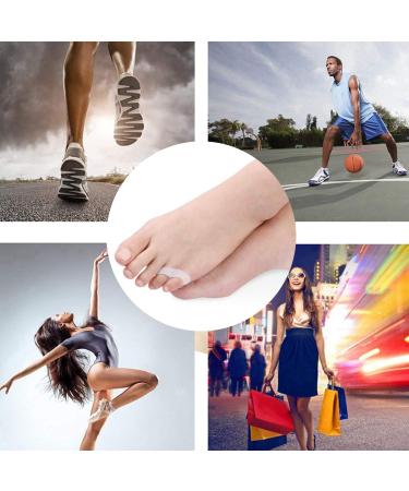10pcs Gel Little Toe Buddy Corrector & Straightener - Bunion Pads for Tailor's Bunion Pain Relief - Buy Online on GoSupps.com