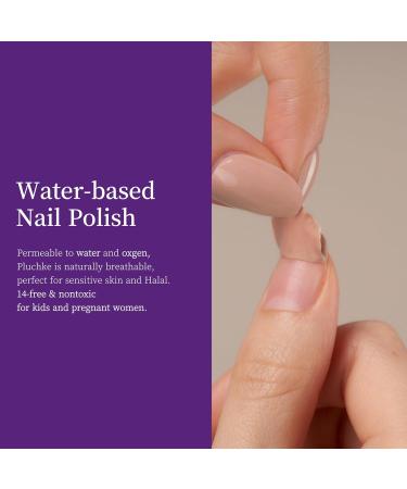 Water-Based Halal Vegan Nail Polish | Non-Toxic Breathable Brown Color | Cruelty-Free & Low-Odor Choco Brown (0.24 fl oz - Buy Online on GoSupps.com