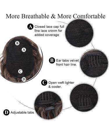 Pferdeschwanz Hair Extension Clip | Natural Brown Afro Curly Ponytail 63cm - Long Hair Accessories for Braids - Buy Online on GoSupps.com
