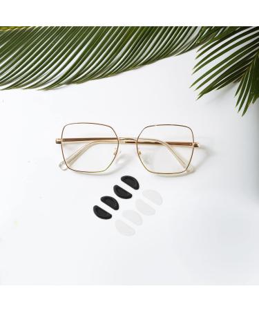 Healvian 20 Pairs Silicone Nose Pads for Glasses | Slipproof & Comfortable Nasal Cushions for Schnapps Glasses | Air Chamber Nose Protection Accessories - Buy Online on GoSupps.com