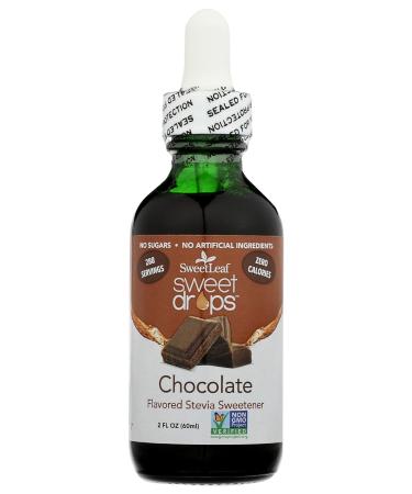 SweetLeaf Liquid Stevia Sweetener Chocolate & Vanilla Creme 2oz - Set of 2 - Buy Online on GoSupps.com