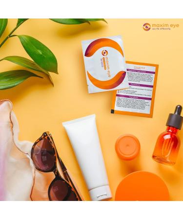 Blink-N-Clean Lens Drops & Tea Tree Oil Eyelid Wipe - 15ml Eye Drops for Contact Lenses Cleans & Moisturizes Soft & RGP Lens Wearers - International Shipping Available - Buy Online on GoSupps.com