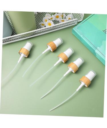 Healeved 5pcs Spray Bottle Nozzles Replacement Spray Tops Fine Mist Heads Bamboo Trim Leakproof Seal - Buy Online on GoSupps.com