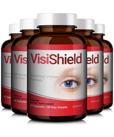 (5 Pack) VisiShield Advanced Vision Formula for Eyes (300 Capsules)