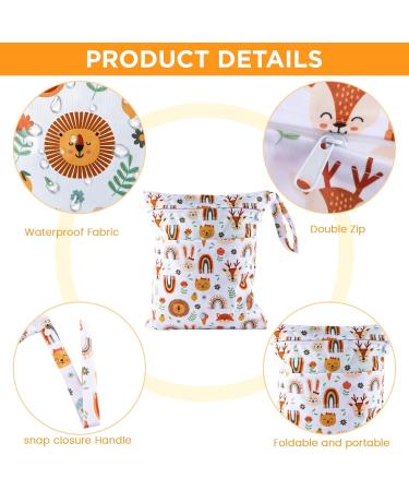 Buy Darryy Wetbag Kindergarten 2-Pack | Waterproof Laundry & Diaper Bags - Eco-Friendly Reusable Fox Design - Buy Online on GoSupps.com