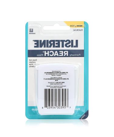 Listerine Cool Mint Interdental Floss Bundle - 6 Pack, 55 Yards Each | Plaque Removal, Teeth & Gum Protection | Shred-Resistant, PFAS-Free, Fresh-Breath Feeling - Buy Online on GoSupps.com