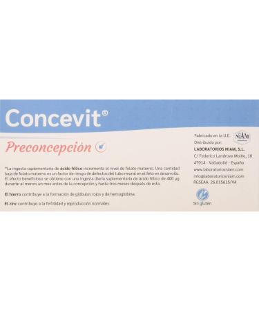  Niam Niam Concevit Preconception 40 Caps. 200 ml - Buy Online on GoSupps.com