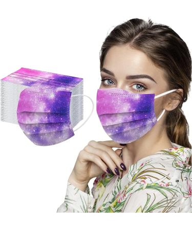 Disposable Face Shield 10/50/100 Pack Face Mouth Cover 3 Ply Protectors with Elastic Ear Loops Breathable Non-woven 100pcs-a One Size - Buy Online on GoSupps.com