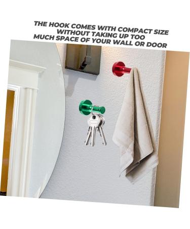 ABOOFAN 4 Sets Space Aluminum Hook Heavy Duty Coat Hangers Wall Hanging Hook Clothes Hook Aluminum Alloy - Buy Online on GoSupps.com