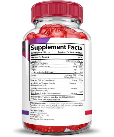 Buy 2 Pack Premier Keto ACV Gummies | 1000MG Apple Cider Vinegar with Pomegranate & Beet Juice | Vegan Non-GMO 120 Gummies - Buy Online on GoSupps.com