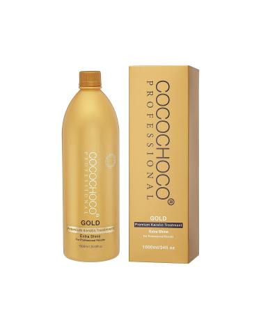 Cocochoco Professional Gold Premium Keratin Hair Treatment 1000ml - Nourishing Hair Care Solution - Buy Online on GoSupps.com